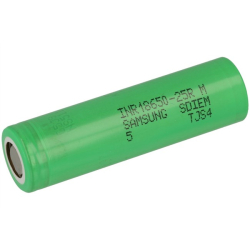 Akum. INR18650-25R 3,6V 2500mAh Li-Ion 25A Samsung