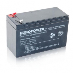 Akumulator 12V 9Ah Europower EV9-12 T2-3051