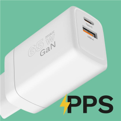 Ładowarka sieciowa USB K@M QC 65W GaN PD, QC-69feeb533b2d6beb87d6d9a1f7f6f8f4