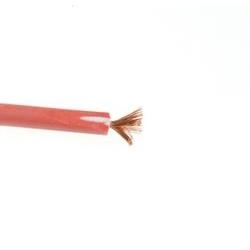 Przewód silikon.0.5mm2 czerwony-7596