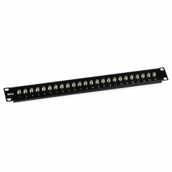 F PANEL 19" 24xF 1U patch panel